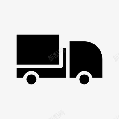 货车交货汽车交货货物图标图标