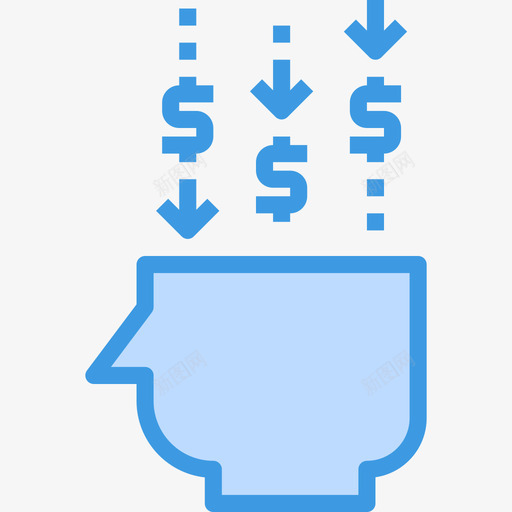 投资金钱69蓝色图标svg_新图网 https://ixintu.com 投资 蓝色 金钱69