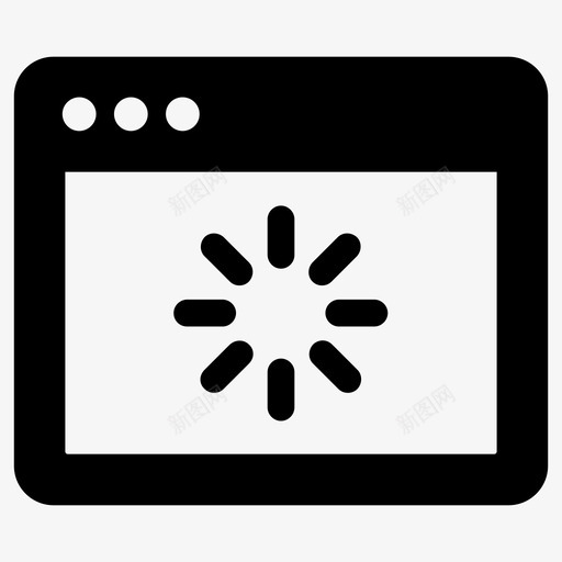 正在加载浏览器缓冲图标svg_新图网 https://ixintu.com 加载程序 正在加载 浏览器 等待 缓冲