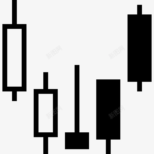 蜡烛棒图表信息图表图标svg_新图网 https://ixintu.com 信息图表 图表 股票 蜡烛棒