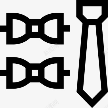 领带零售价24直线图标图标
