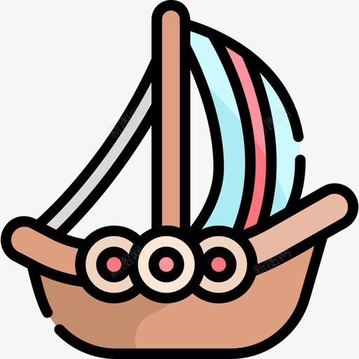 海盗船视频游戏界面3线性颜色图标svg_新图网 https://ixintu.com 海盗船 游戏 界面 线性 视频 颜色