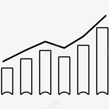 图表财务增长增长图表图标图标