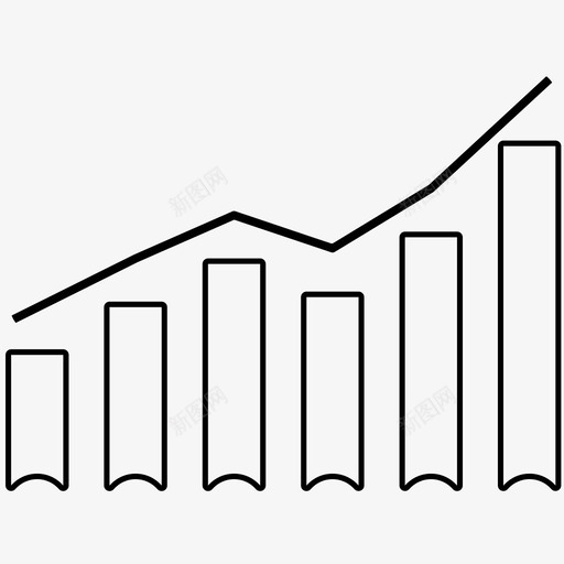 图表财务增长增长图表图标svg_新图网 https://ixintu.com 利润 图表 增长 财务