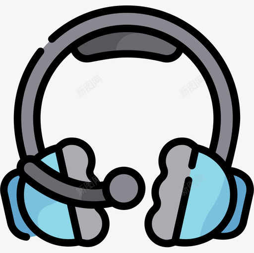 耳机销售35线性颜色图标svg_新图网 https://ixintu.com 线性 耳机 销售 颜色