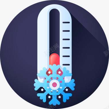 冰冻天气199颜色图标图标