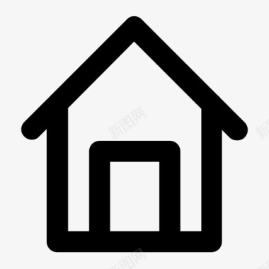家房子用户界面图标图标