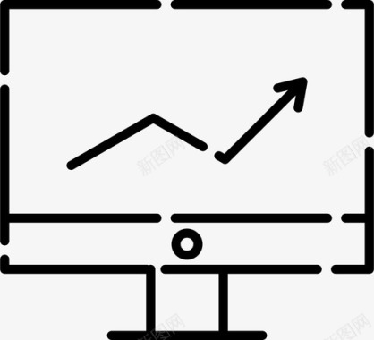 图形计算机监视器图标图标
