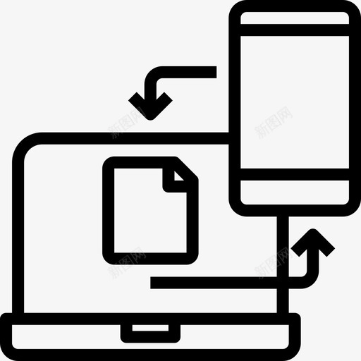 数据计算机网络线性图标svg_新图网 https://ixintu.com 数据 线性 计算机网络