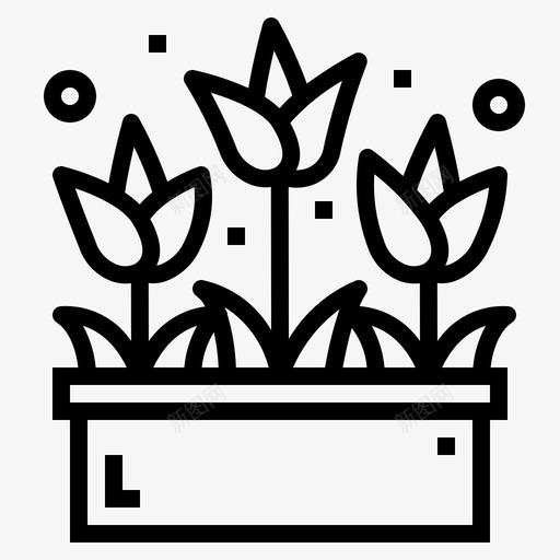 花自然花瓣图标svg_新图网 https://ixintu.com 爱的 自然 花瓣 象征