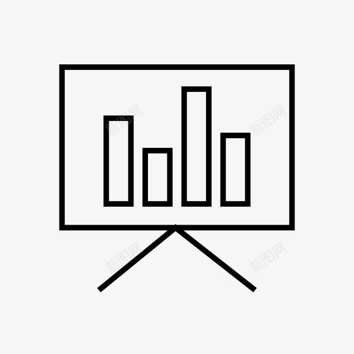 条形图商业图表图标svg_新图网 https://ixintu.com 商业 图表 条形图 系列 金融 金融系