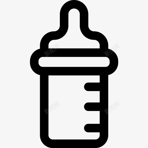 奶瓶婴儿67线性图标svg_新图网 https://ixintu.com 奶瓶 婴儿 线性