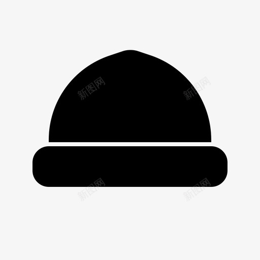 帽子凉爽盖图标svg_新图网 https://ixintu.com 保护 保暖 凉爽 头 帽子 户外套件实心 盖