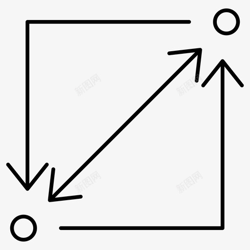 方向路径方式图标svg_新图网 https://ixintu.com 方向 方向轮廓图标 方式 路径