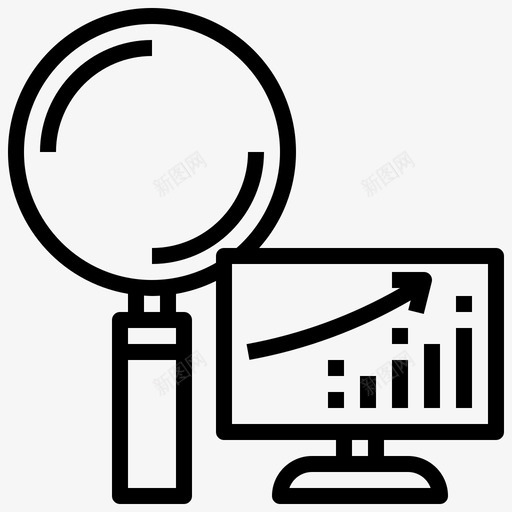 分析条形图数据图标svg_新图网 https://ixintu.com 分析 数字 数据 条形图 统计 营销