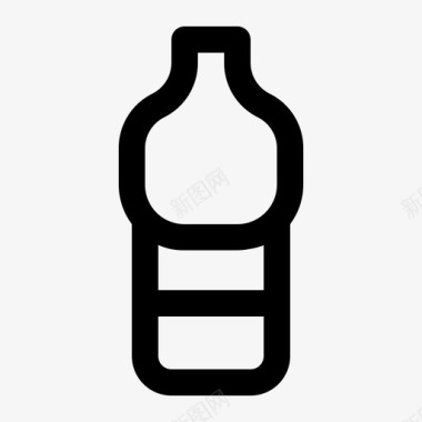 矿泉水瓶饮料矿泉水图标图标