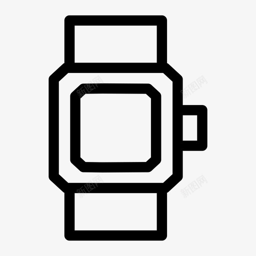 智能手表小工具智能手表应用程序图标svg_新图网 https://ixintu.com hola 小工具 技术 智能手表 智能手表应用程序