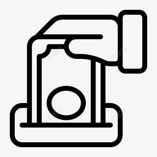 慈善银行商业图标svg_新图网 https://ixintu.com 商业 慈善 货币 金融 银行