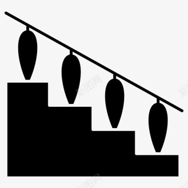 楼梯楼下楼上图标图标