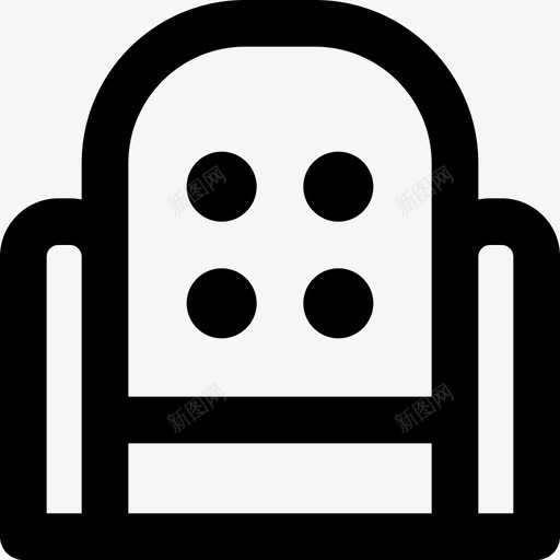 椅子电影院35直线型图标svg_新图网 https://ixintu.com 椅子 电影院 直线 线型