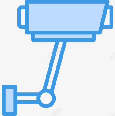 Cctv智能技术8蓝色图标图标