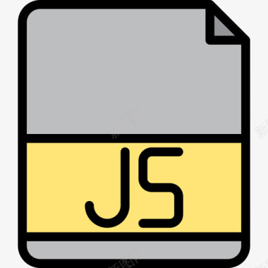 Js文件扩展名3线性颜色图标图标