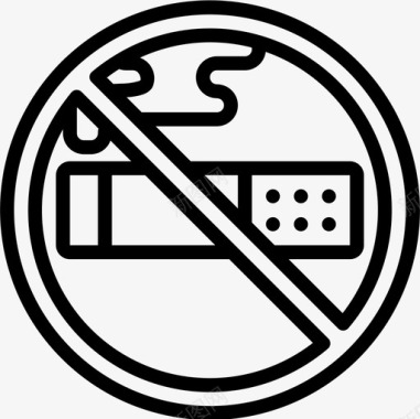 禁止吸烟mobicons6直系图标图标
