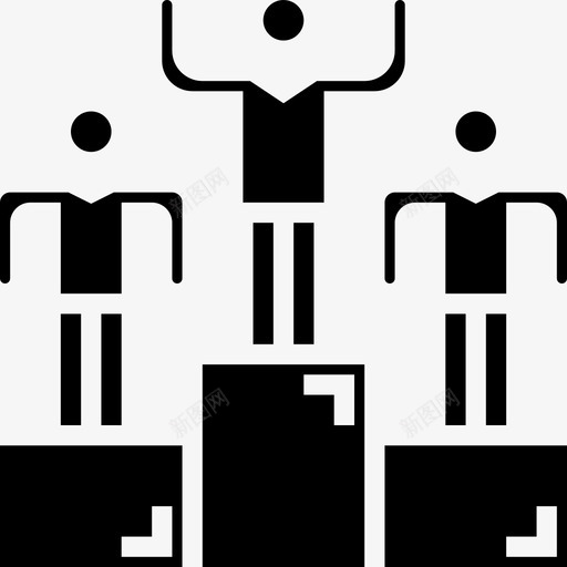 获胜者奖励和奖牌2填充图标svg_新图网 https://ixintu.com 填充 奖励 奖牌 获胜者