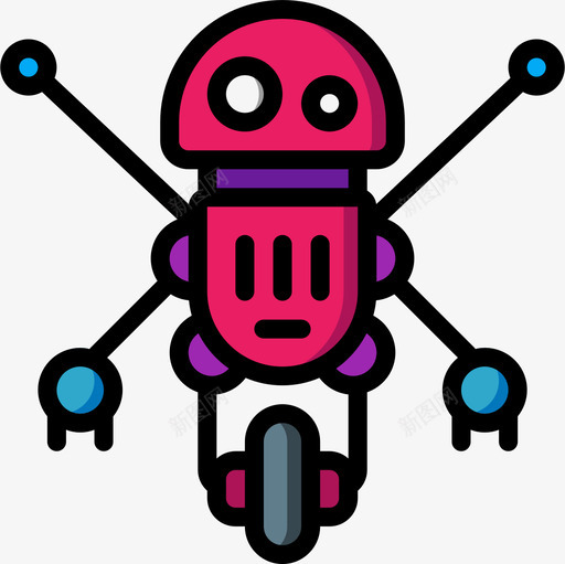 机器人学机器人学29线性颜色图标svg_新图网 https://ixintu.com 机器人学 线性 颜色
