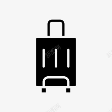 行李旅馆手提箱图标图标