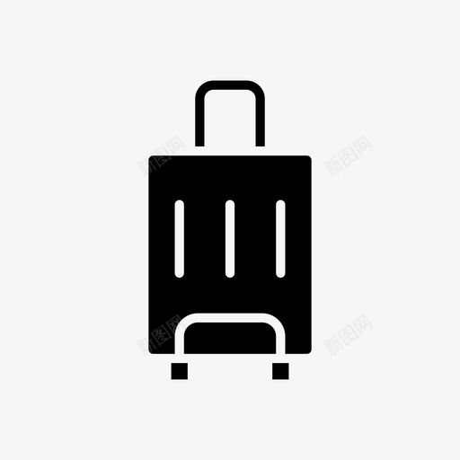 行李旅馆手提箱图标svg_新图网 https://ixintu.com 手提箱 旅行 旅馆 行李