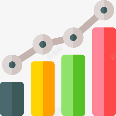 条形图成功21扁平图标图标