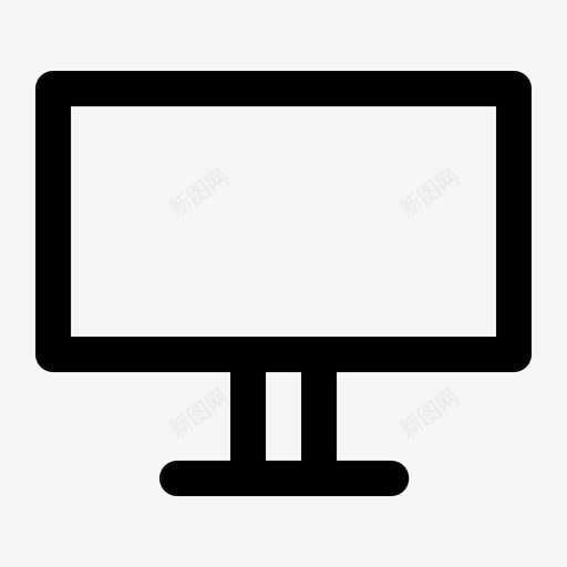 监控屏lcdled图标svg_新图网 https://ixintu.com lcd led pc 个人电脑 监控