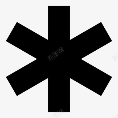 医学符号十字架急救图标图标