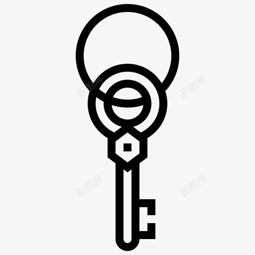 宝藏钥匙古董中世纪图标svg_新图网 https://ixintu.com 中世纪 古董 宝藏钥匙 解锁
