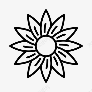 雏菊花花园图标图标