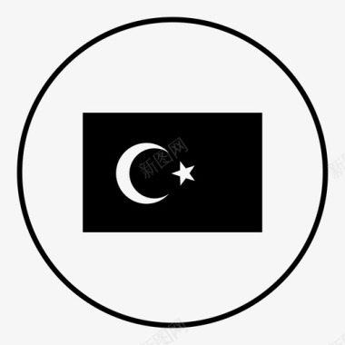 土耳其地图亚洲伊斯坦布尔图标图标
