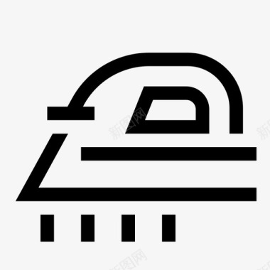 熨斗衣服连衣裙图标图标