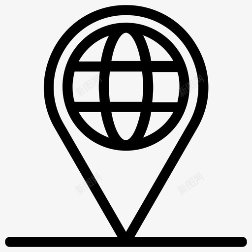 全球定位全球定位系统国际定位图标svg_新图网 https://ixintu.com 全球 全球定位 商业 国际 定位 导航 引脚 系统 线图 组织 运营