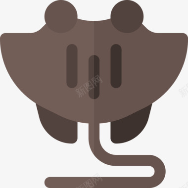 蝠鲼野生动物22平坦图标图标