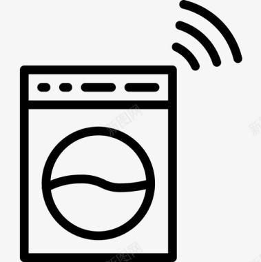 洗衣机物联网43直列式图标图标