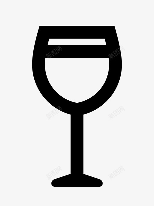 葡萄酒玻璃杯葡萄园图标svg_新图网 https://ixintu.com 玻璃杯 葡萄园 葡萄酒 轮廓鸡尾酒杯套装 酒庄