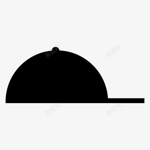 棒球帽帽子头饰图标svg_新图网 https://ixintu.com 图标 头饰 字形 帽子 棒球