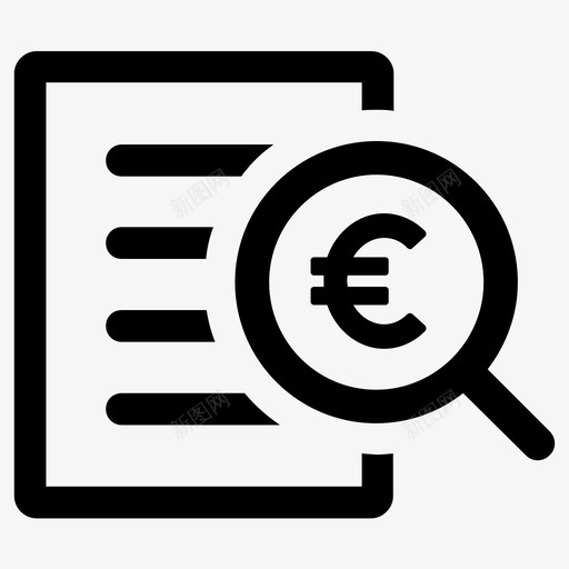 合同会计评估图标svg_新图网 https://ixintu.com 会计 合同 报告 评估 财务分析
