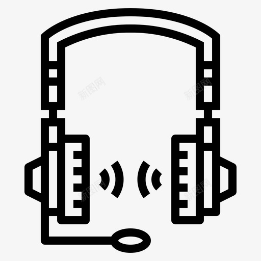 耳机音频电子产品图标svg_新图网 https://ixintu.com 新闻 电子产品 耳机 音频