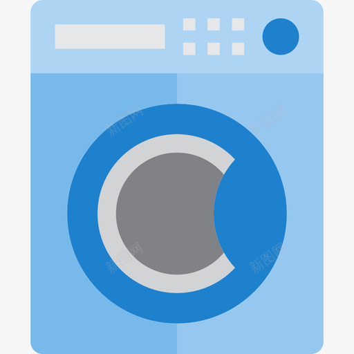 洗衣机装置9平板图标svg_新图网 https://ixintu.com 平板 洗衣机 装置
