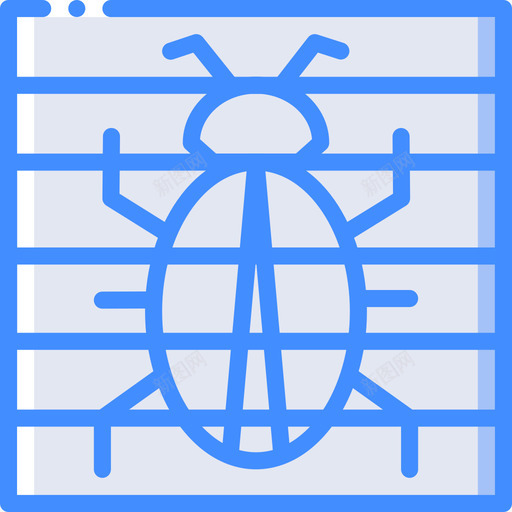 Bug网络安全17蓝色图标svg_新图网 https://ixintu.com Bug 网络安全 蓝色