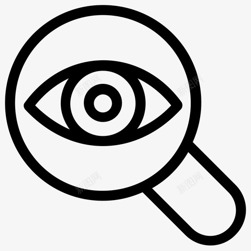 眼睛监控身体部位眼科图标svg_新图网 https://ixintu.com 器官 心脏病 搜索 搜索器 疾病 监控 眼睛 眼科 糖尿病 身体 部位
