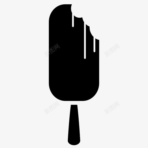 冰棒甜点冰激凌图标svg_新图网 https://ixintu.com 冰棒 冰激凌 冰激凌咬 冰激凌棒 甜点
