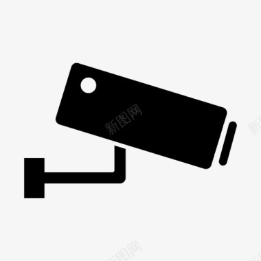 闭路电视摄像头安全安全摄像头图标图标